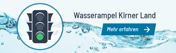 Die Wasserampel steht auf grün
